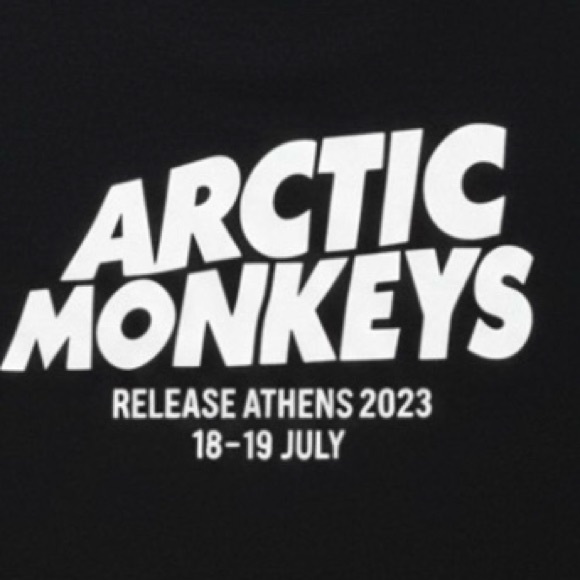 Black Arctic Monkeys Graphic T-Shirt - Picture 4 of 4